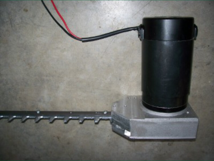 Electric Cutter Bar 24VDC Front View
