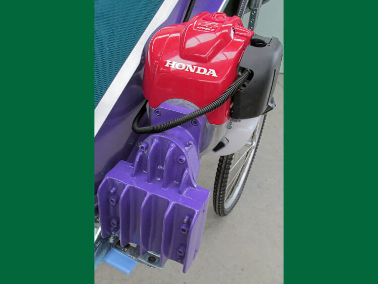 HT KumaP BD Model Gearbox Closeup