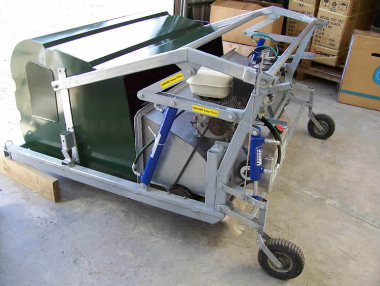 Nut Harvester Closeup View